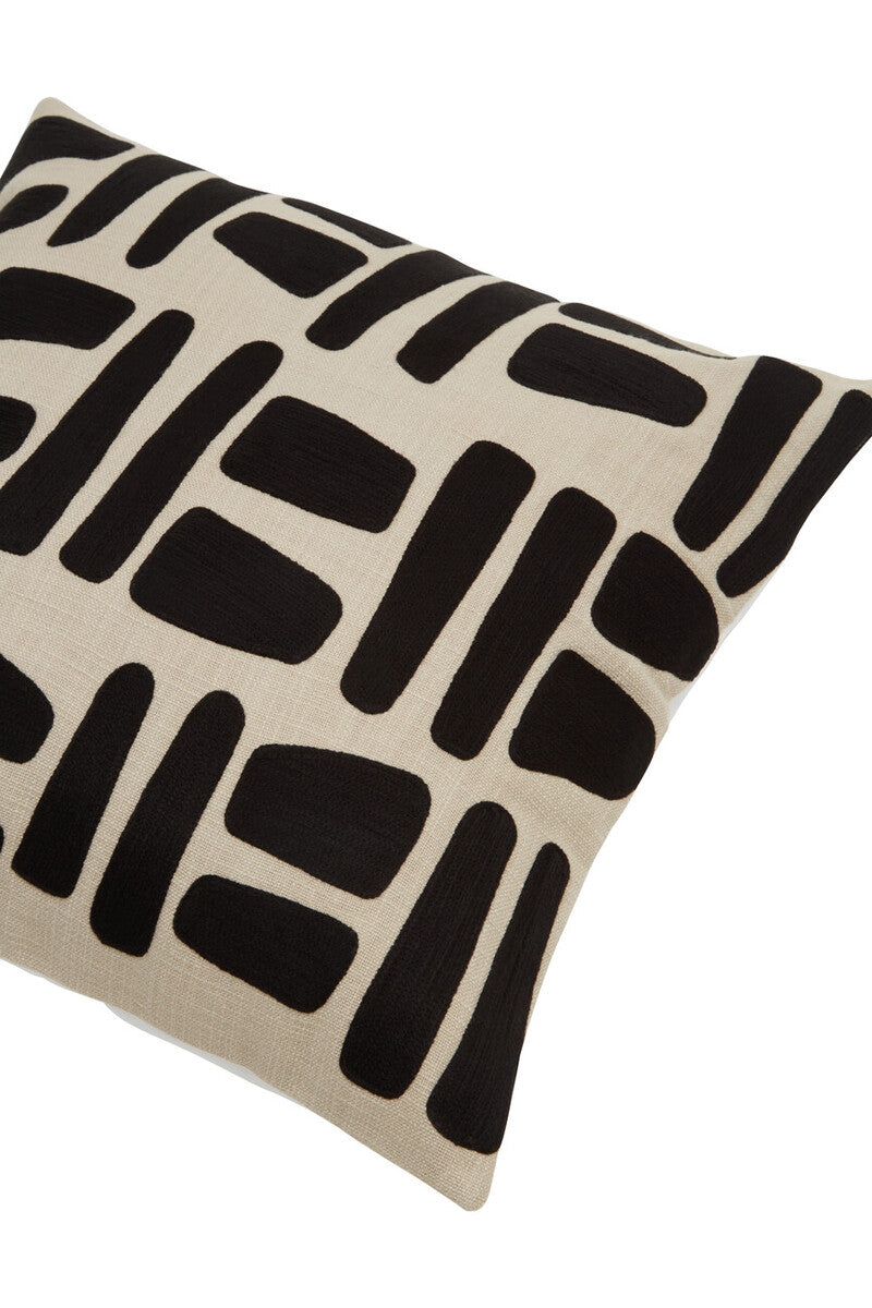 Bosie Ozella Natural And Black Square Cushion - Image 20