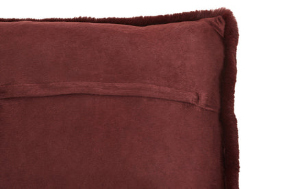 Bosie Lamina Red Wine Square Cushion