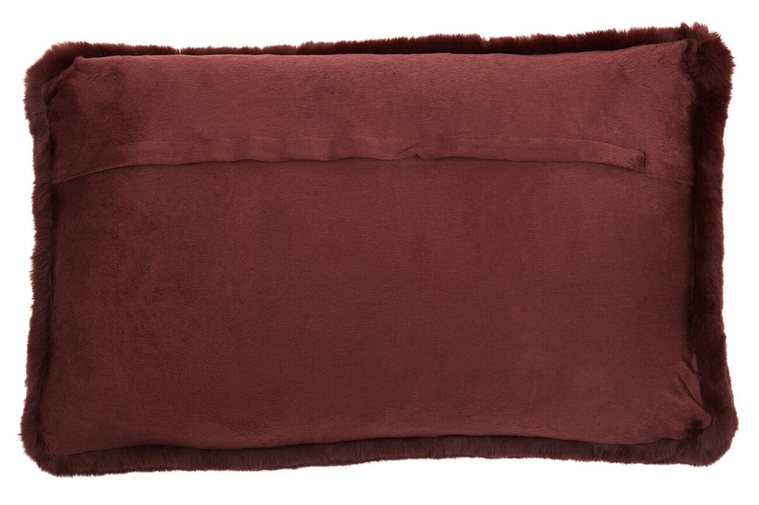 Bosie Lamina Red Wine Rectangular Cushion - Image 4