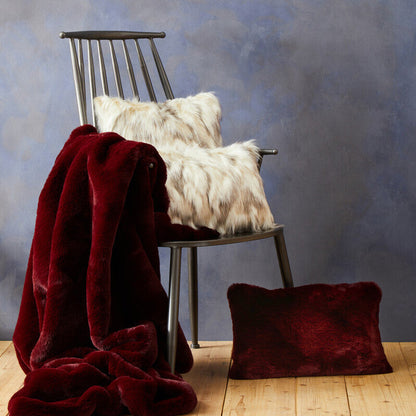 Bosie Lamina Red Wine Rectangular Cushion