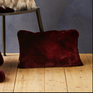 Bosie Lamina Red Wine Rectangular Cushion
