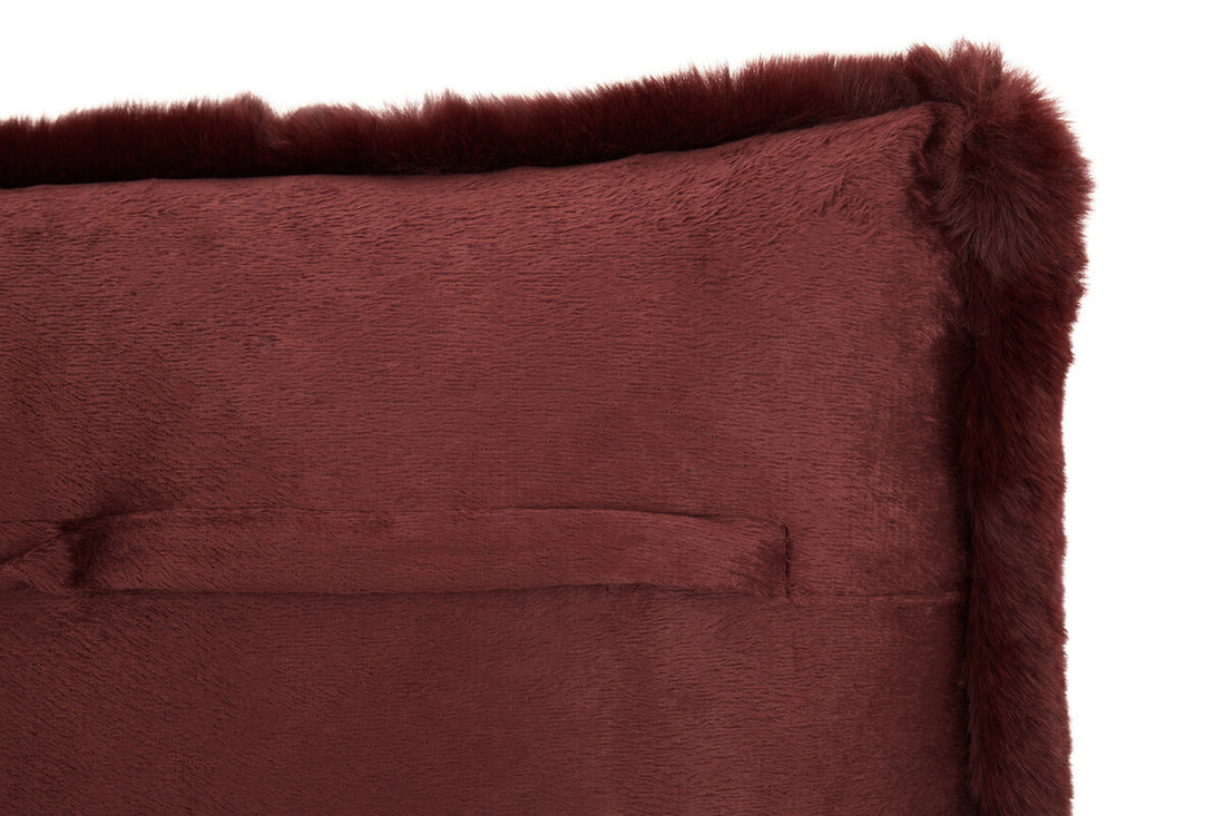 Bosie Lamina Red Wine Rectangular Cushion - Image 7