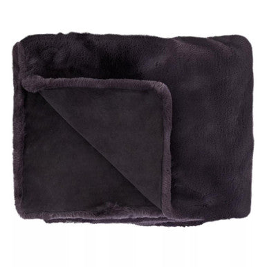 Bosie Lamina Grey Fur Throw