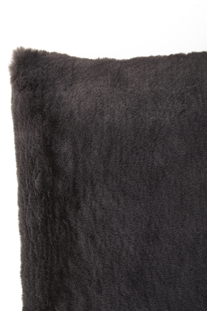 Bosie Lamina Grey Square Fur Cushion