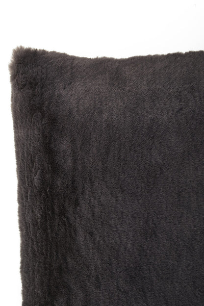 Bosie Lamina Grey Square Fur Cushion