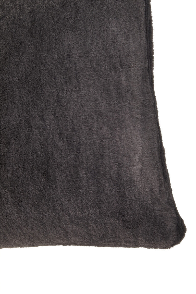 Bosie Lamina Grey Square Fur Cushion