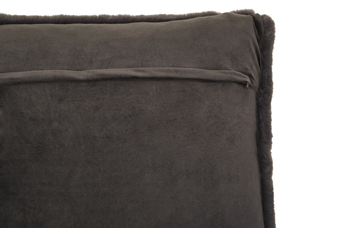 Bosie Lamina Grey Square Fur Cushion - Image 6
