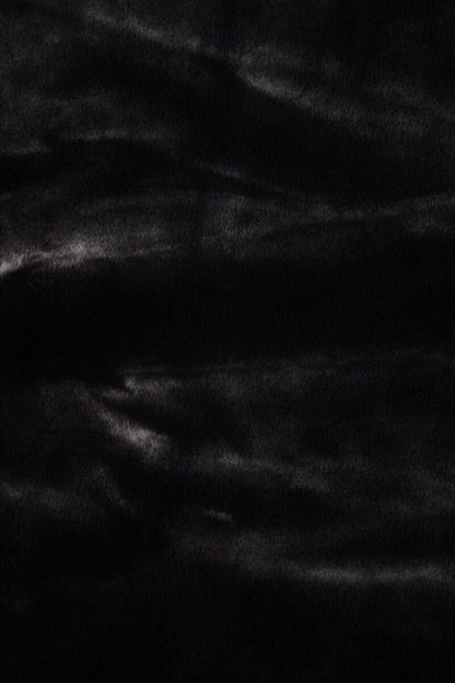 Bosie Lamina Black Fur Throw