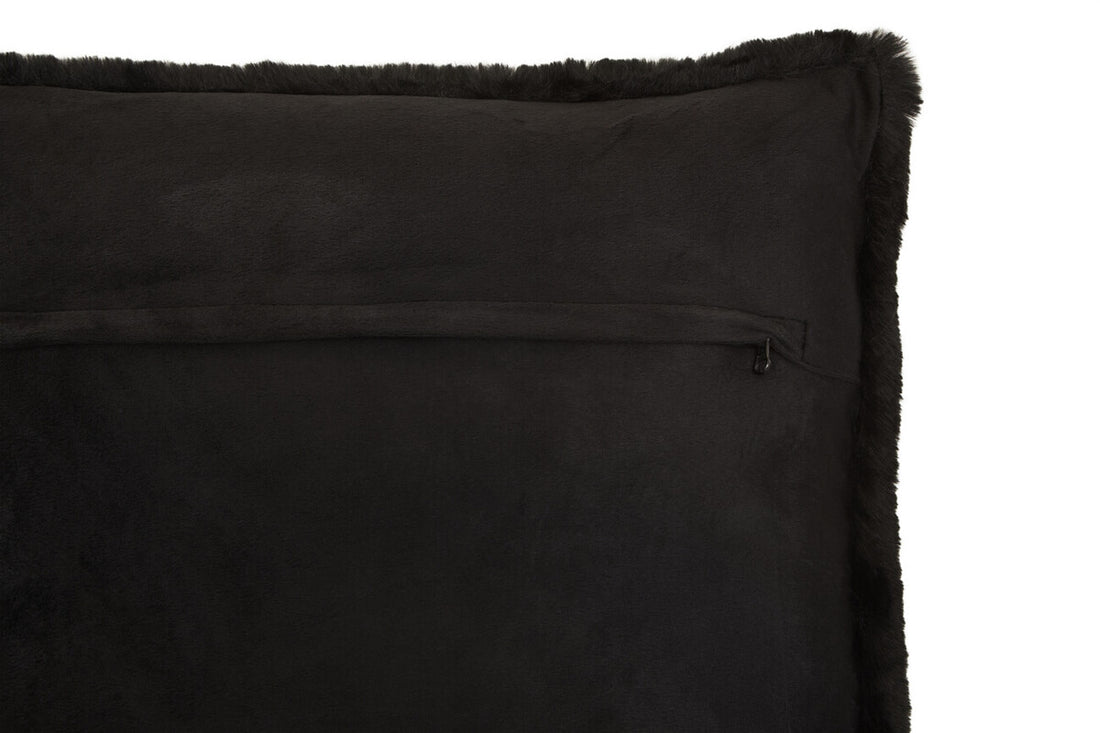 Bosie Lamina Black Square Fur Cushion - Image 8
