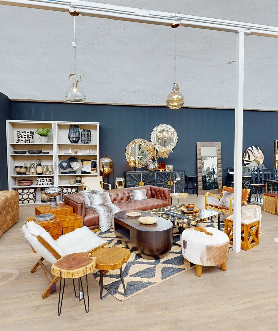 Bosie Lamina Mocha Ombre Fur Throw