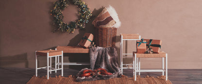 Bosie Lamina Mocha Ombre Fur Throw