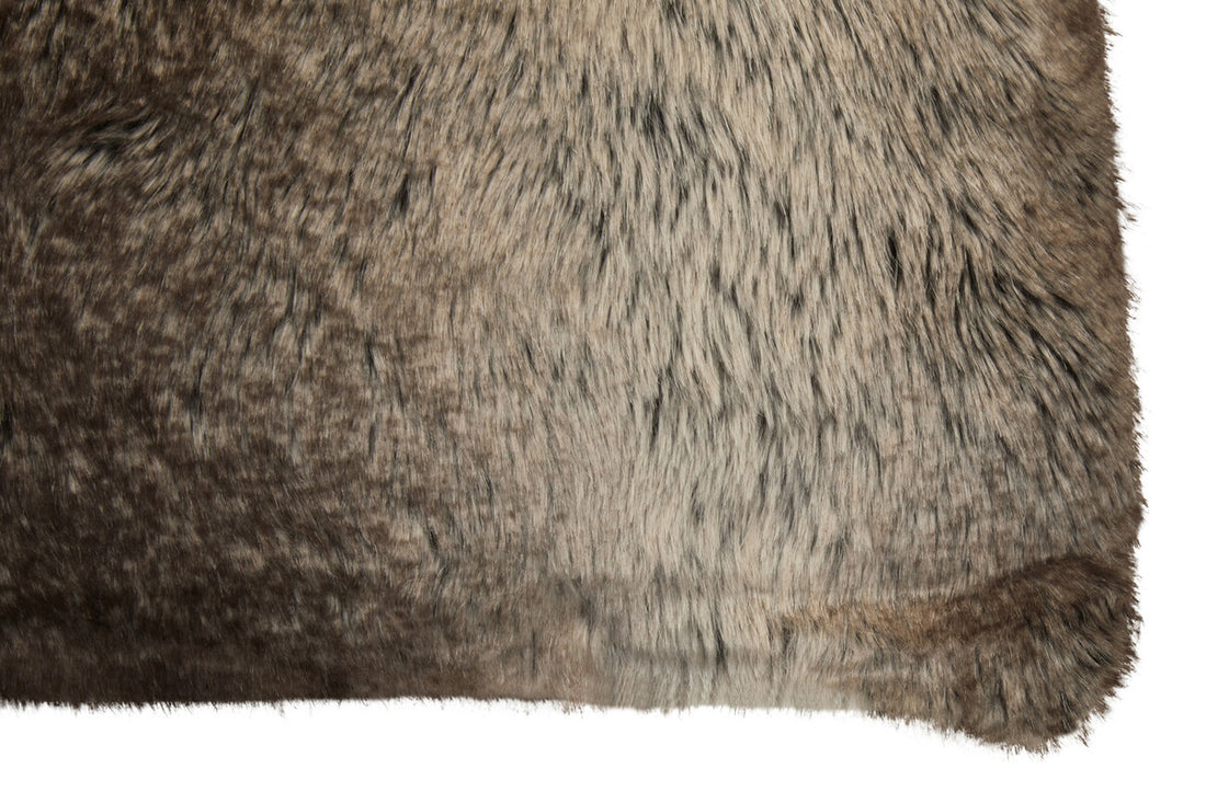 Bosie Lamina Mocha Ombre Square Fur Cushion - Image 21