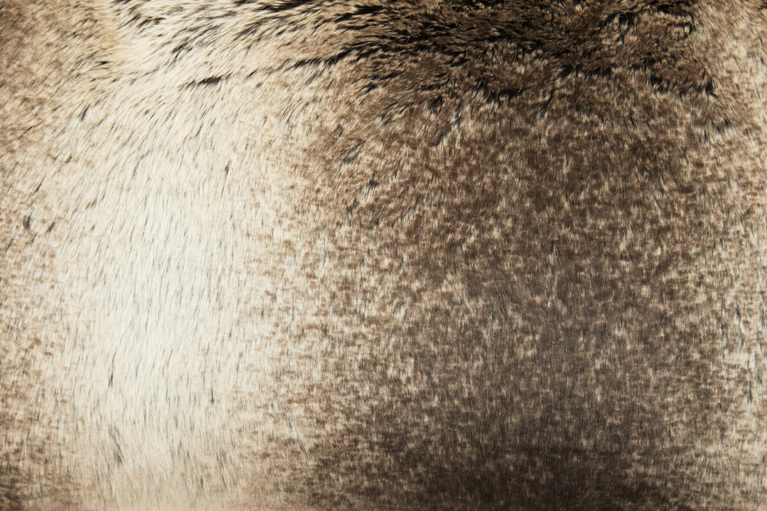 Bosie Lamina Mocha Ombre Rectangular Fur Cushion - Image 13