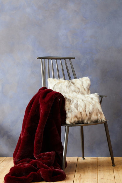 Bosie Lamina Natural Fur Square Fur Cushion