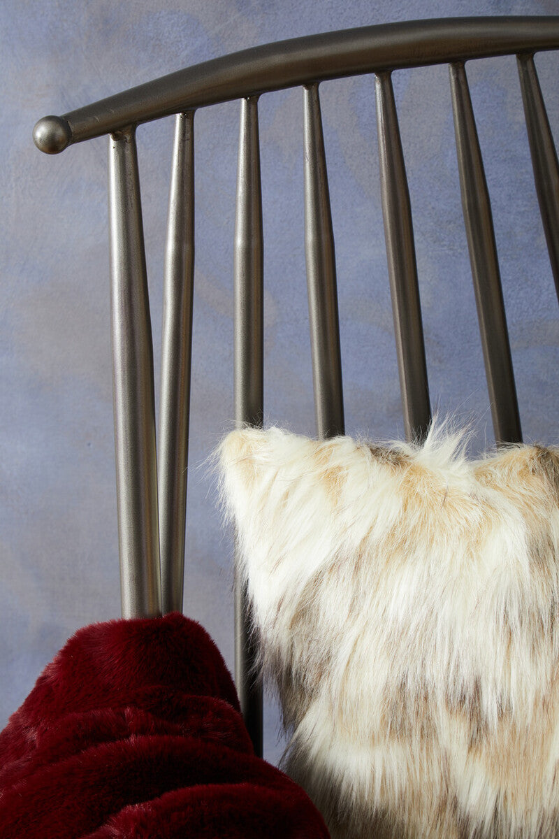 Bosie Lamina Natural Fur Square Fur Cushion - Image 7