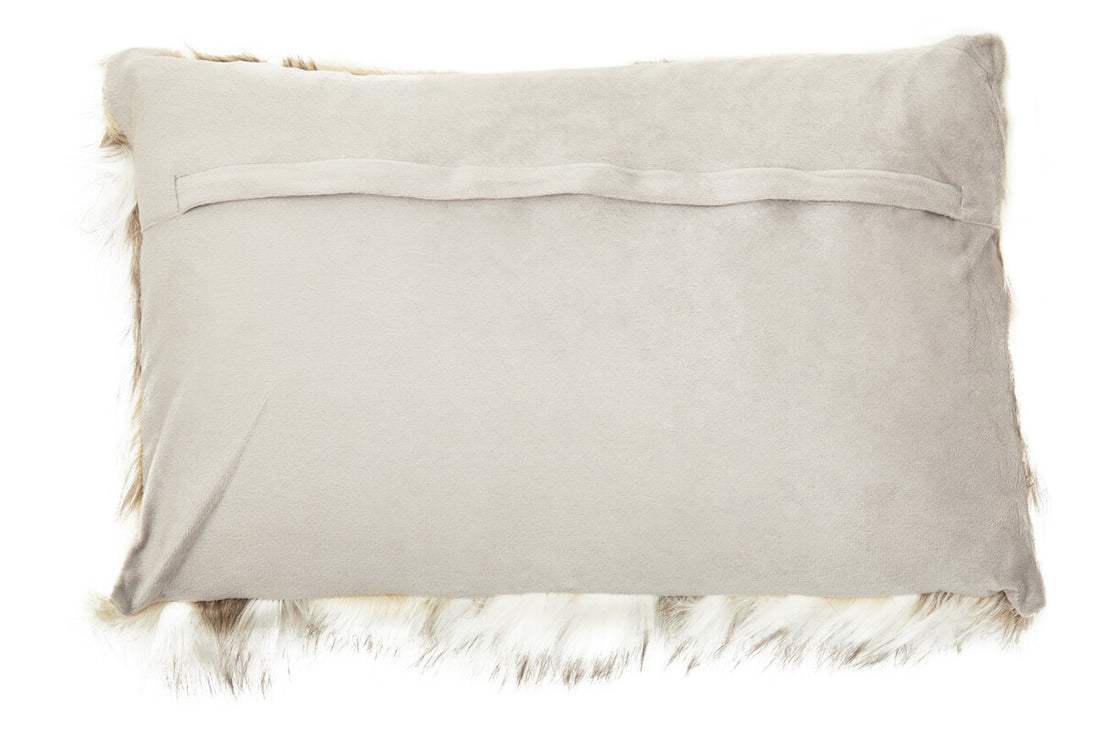Bosie Lamina Natural Rectangular Fur Cushion - Image 4