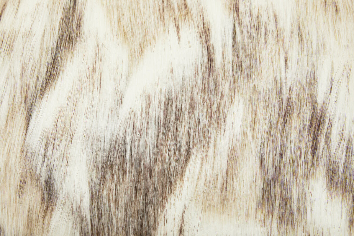 Bosie Lamina Natural Rectangular Fur Cushion