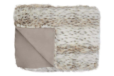 Bosie Lamina Animal Print Fur Throw