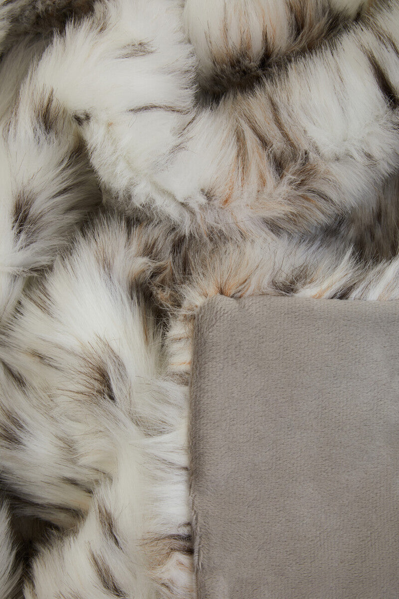 Bosie Lamina Animal Print Fur Throw - Image 6