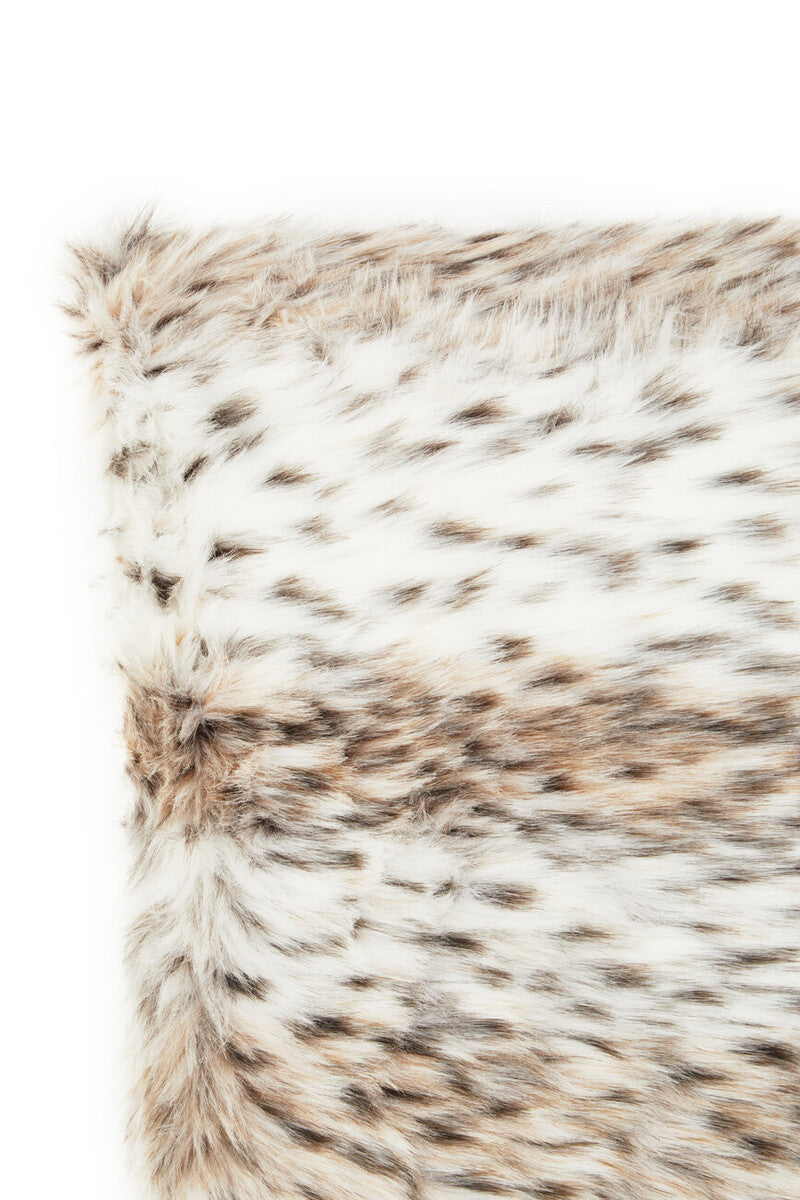 Bosie Lamina Animal Print Square Fur Cushion - Image 5