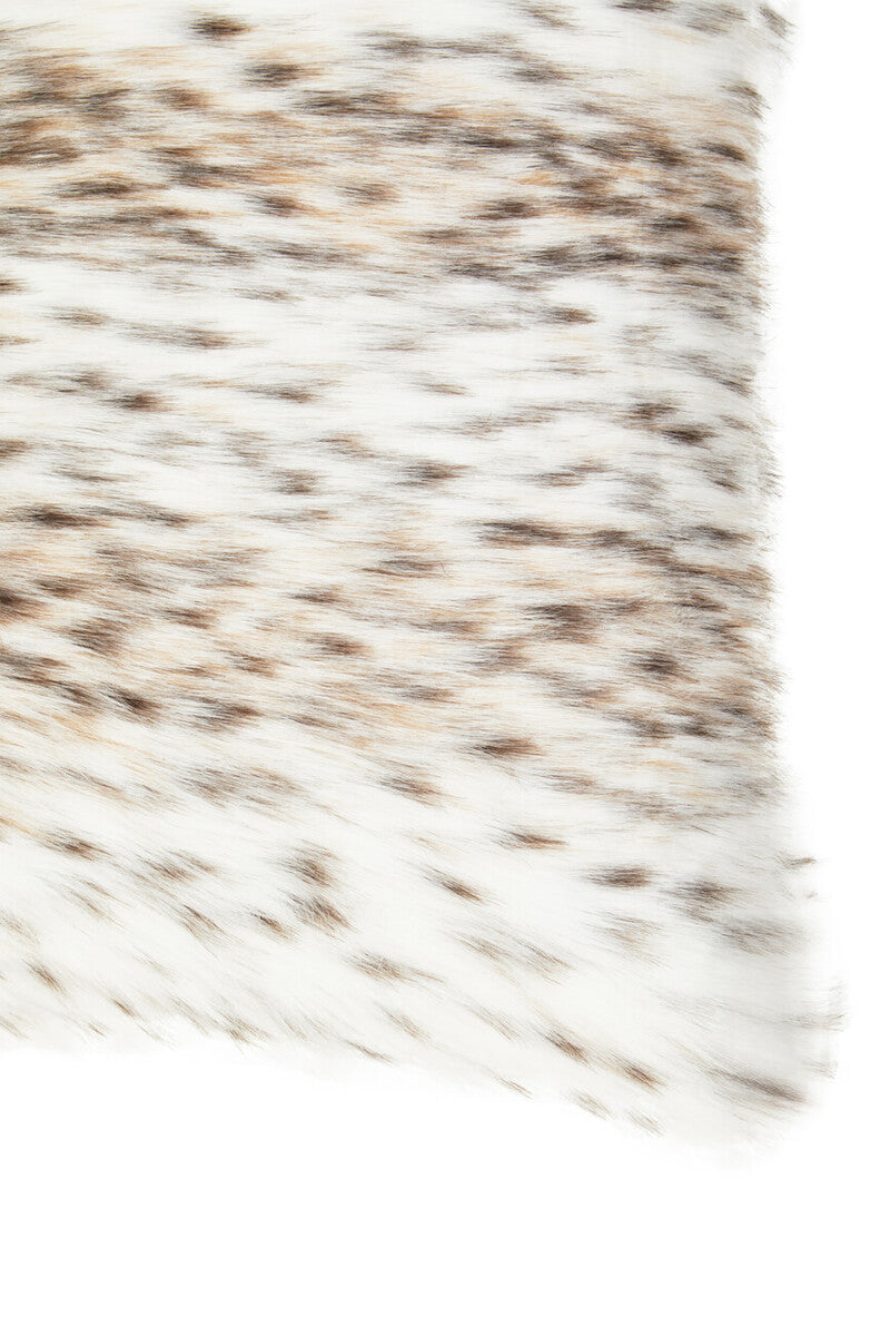 Bosie Lamina Animal Print Square Fur Cushion