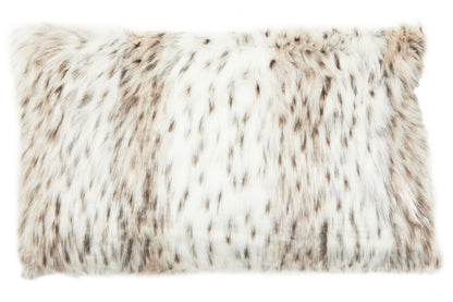 Bosie Lamina Animal Print Rectangular Fur Cushion