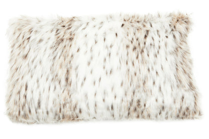 Bosie Lamina Animal Print Rectangular Fur Cushion
