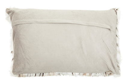 Bosie Lamina Animal Print Rectangular Fur Cushion