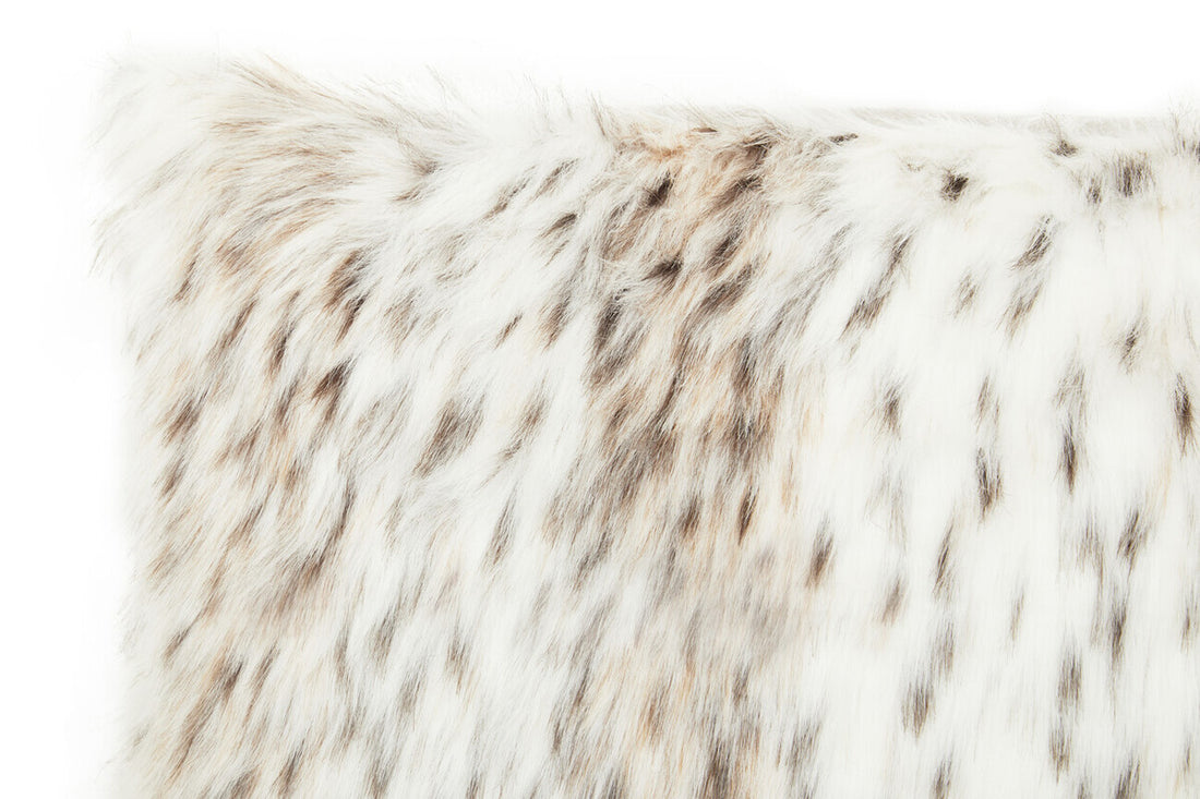 Bosie Lamina Animal Print Rectangular Fur Cushion - Image 10