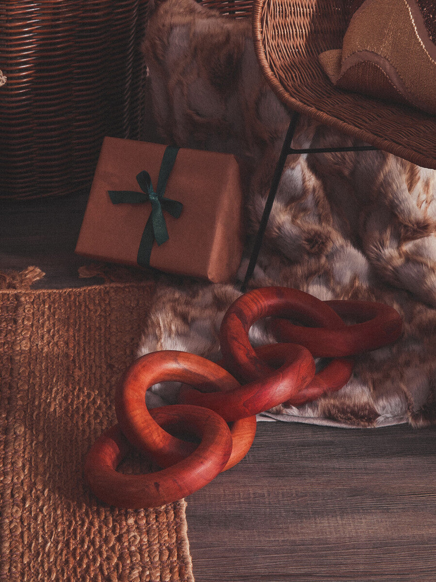 Bosie Lamina Grey And Natural Fur Throw - Image 10