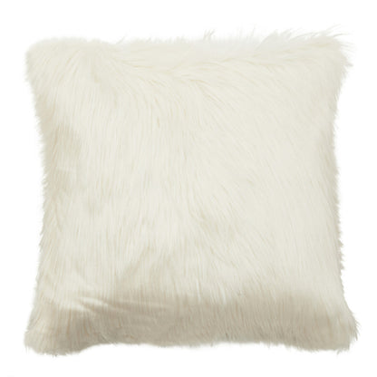 Bosie Lamina Cream Square Fur Cushion