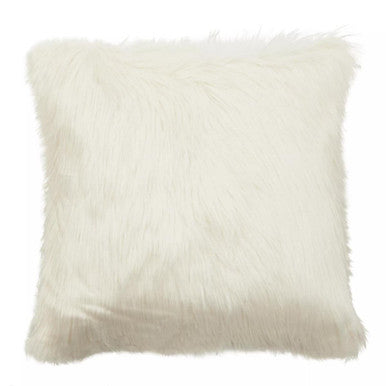 Bosie Lamina Cream Square Fur Cushion