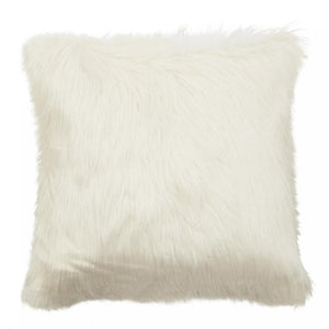 Bosie Lamina Cream Square Fur Cushion