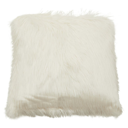 Bosie Lamina Cream Square Fur Cushion