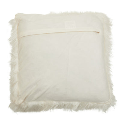 Bosie Lamina Cream Square Fur Cushion
