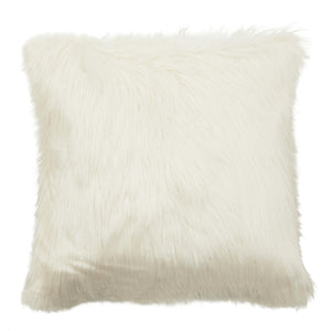 Bosie Lamina Cream Square Fur Cushion