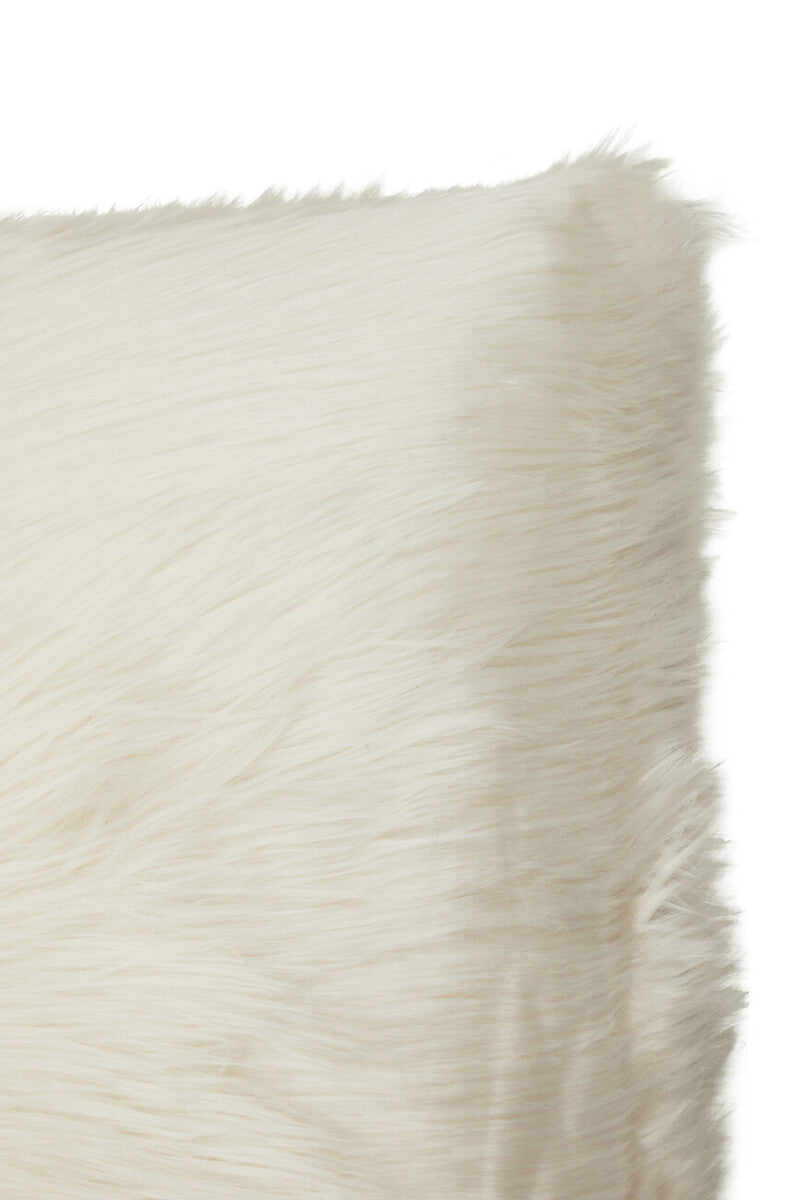 Bosie Lamina Cream Square Fur Cushion