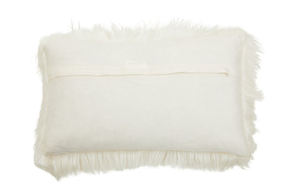 Bosie Lamina Cream Fur Cushion