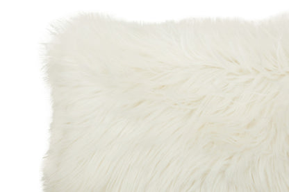 Bosie Lamina Cream Fur Cushion