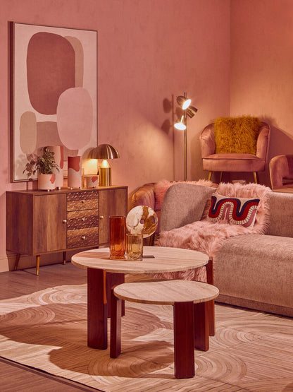 Bosie Lamina Pink Throw