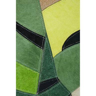 Bosie Safira Botanical Hair on Leather Cushion - Image 11