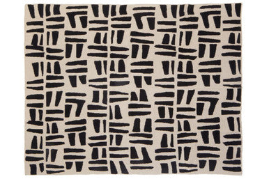 Bosie Ozella Natural And Black Throw