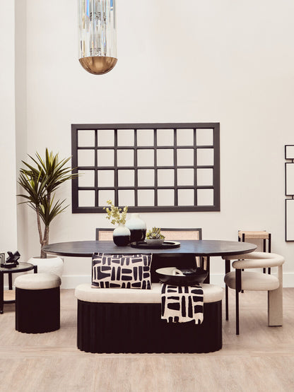 Bosie Ozella Natural And Black Throw