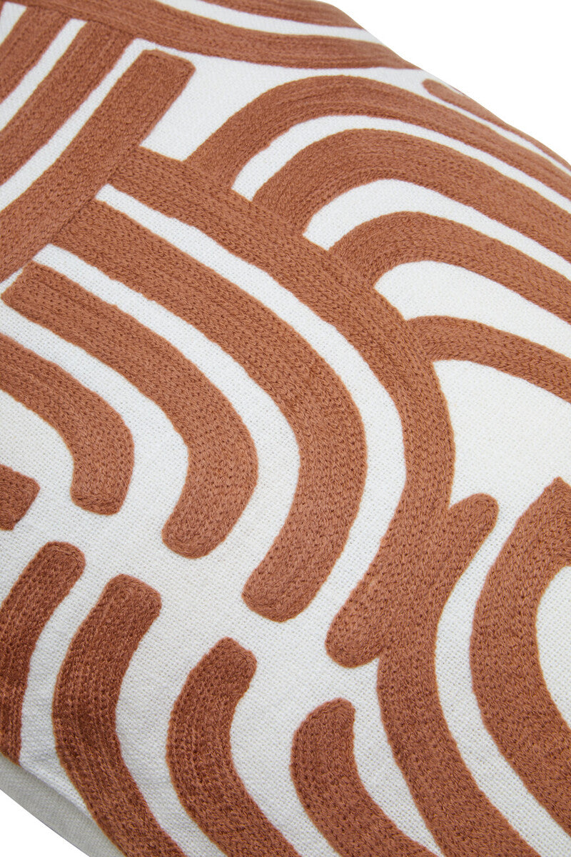 Bosie Ozella Natural and Terracotta Cushion - Image 14