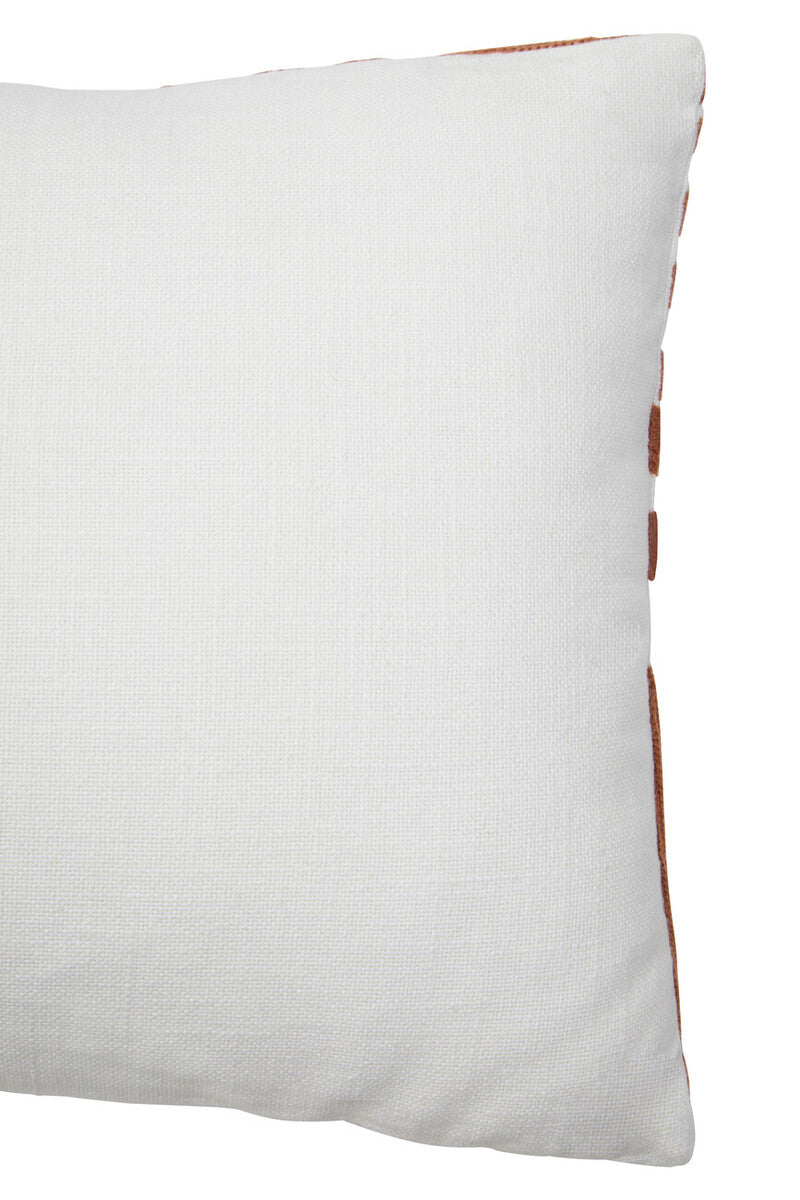 Bosie Ozella Natural and Terracotta Cushion