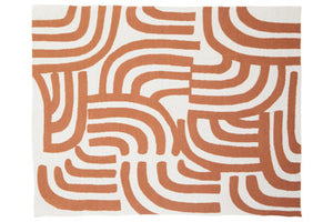 Natural and Terracotta Throw | Bosie Ozella