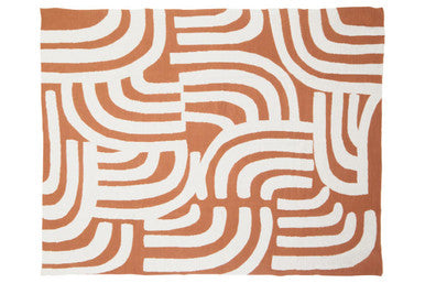 Bosie Ozella Natural And Terracotta Throw - Image 4