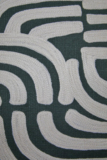 Bosie Ozella Natural And Green Cushion