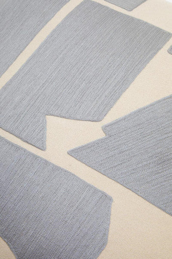 Bosie Ozella Natural And Grey Square Floor Cushion - Image 10