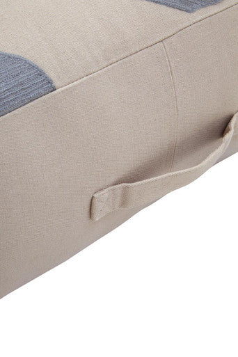 Bosie Ozella Natural And Grey Square Floor Cushion - Image 11